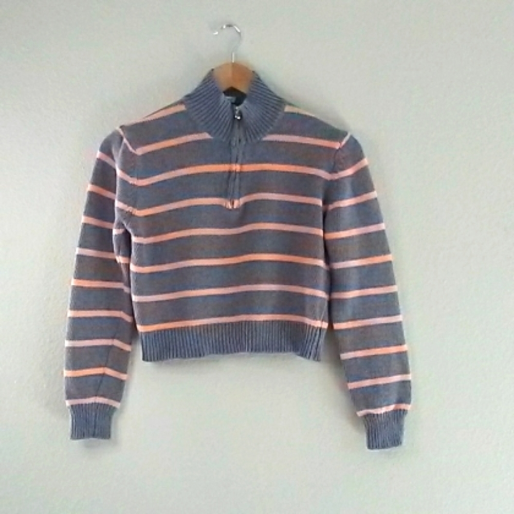 AE Studio Long Sleeve Crop Sweater, Size XS